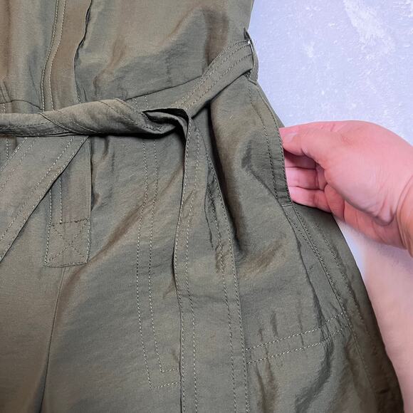 Banana Republic Long Sleeve Ankle Length Jumpsuit Size XS Casual Utility - Picture 8 of 10